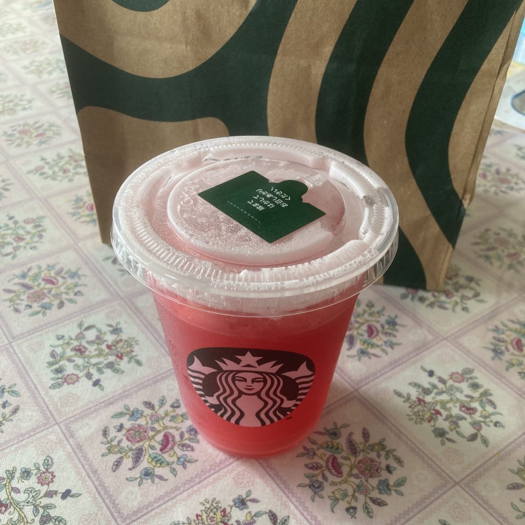 ピンクフローズンレモネード＆パッションティー